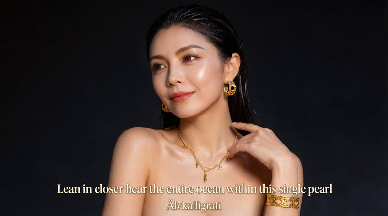 Sylvan Lattice | Textured 18K Gold-Plated Openwork Hoop Earrings