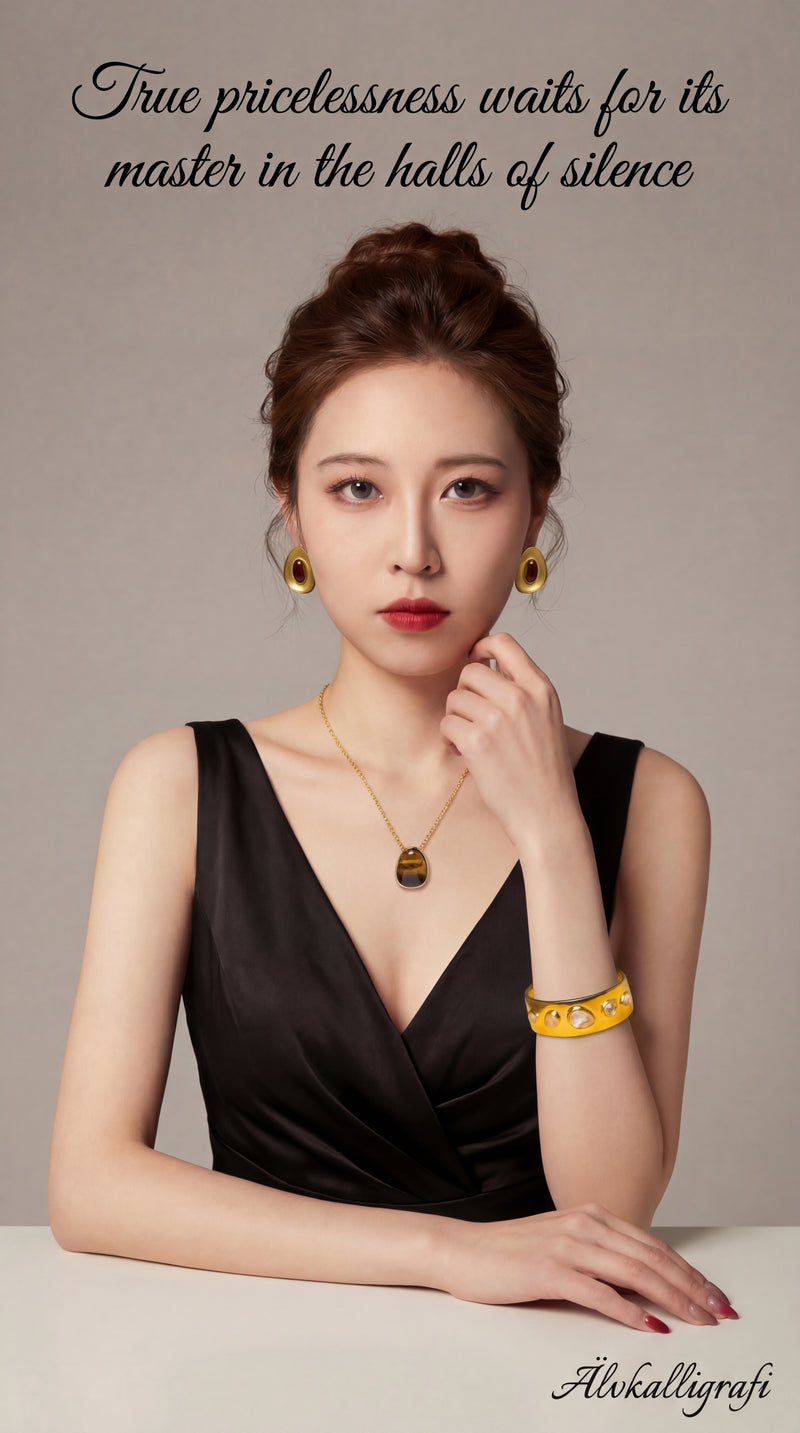 Twilight Shield | Vintage Matte Gold & Red Agate Earrings