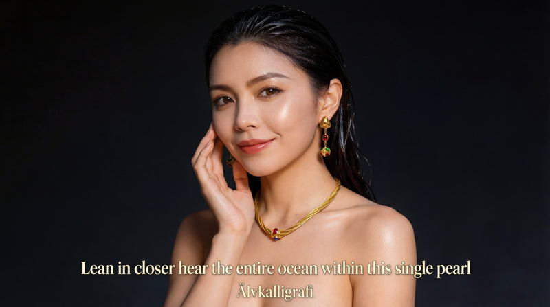 Byzantine Reverie | Vintage Gemstone Drop Earrings