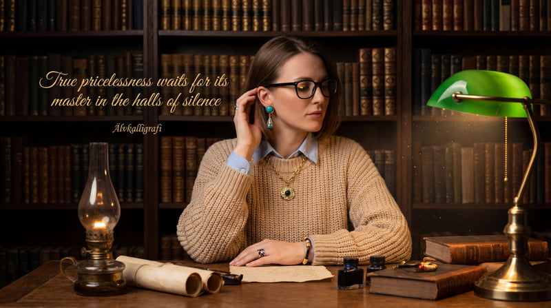 Byzantine Dome | Vintage Turquoise Lantern Drop Earrings