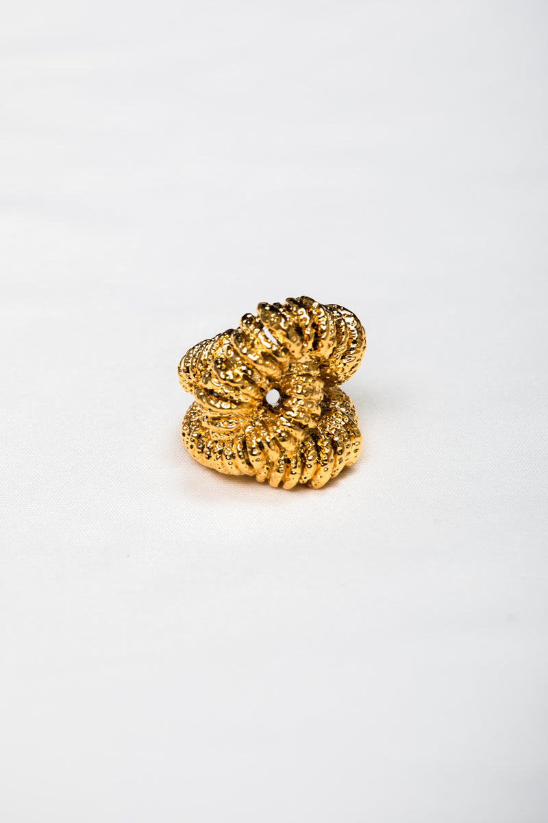 Gilded Coral Reef | Chunky Textured Statement Ring