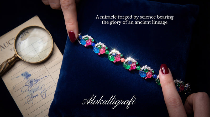 Enchanted Flora | Natural Colored Crystal Vine Bracelet