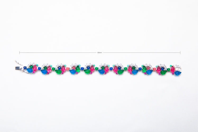 Enchanted Flora | Natural Colored Crystal Vine Bracelet