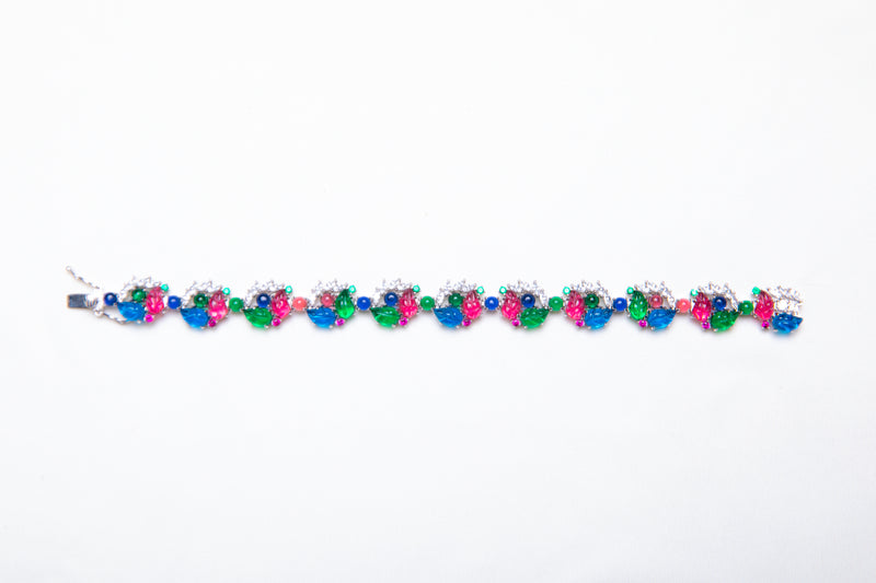 Enchanted Flora | Natural Colored Crystal Vine Bracelet
